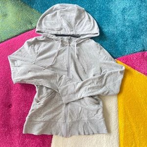 Calvin Klein Fitted Zip Up Hooded Sweatshirt
